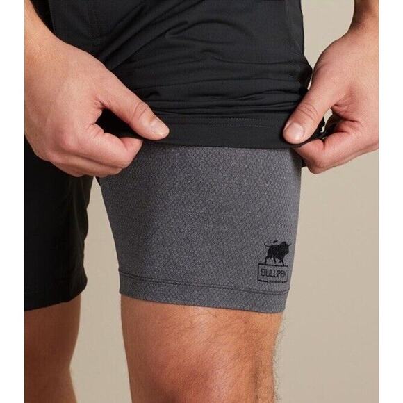 Duluth Trading Company Men's Bullpen-Lined Corralling 9" Shorts Black 2X (180) - Picture 3 of 8